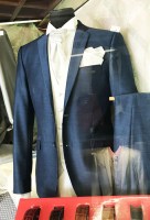 costume-chiné-2-pieces-gbleu-roi